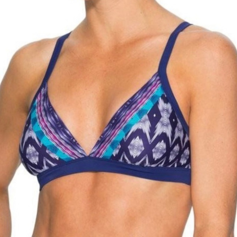 Athleta Purple Belize Bikini Swimsuit Top